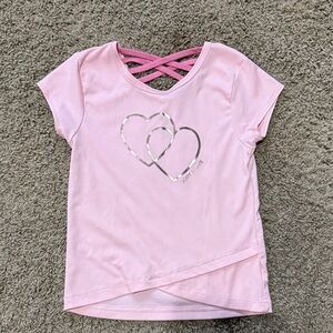 Body Glove Light Pink Double Heart Tee